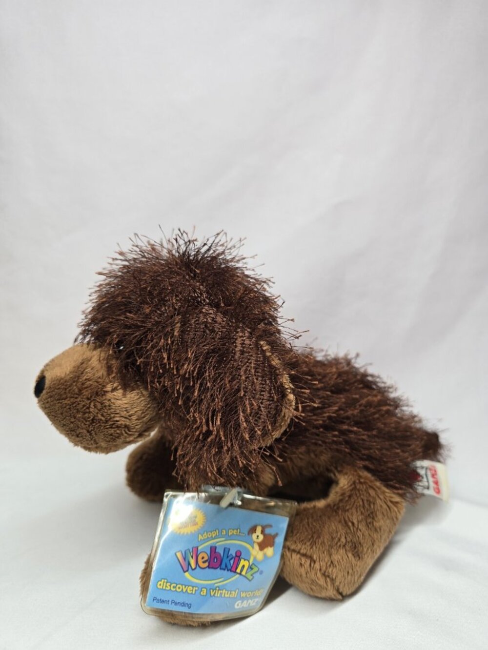 Ganz Webkinz Brown Dog HM195 With Online code- Stuffed Animal Toy- Retired